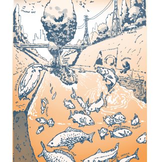$100 End of Year Donation + Mabel Ye Limited Edition Risograph Print